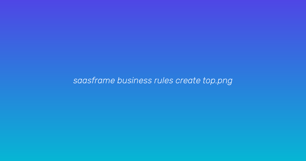 Create Rule Form