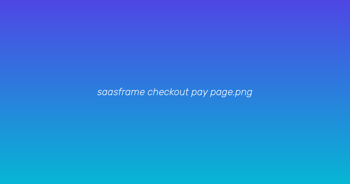 Checkout pay page preview