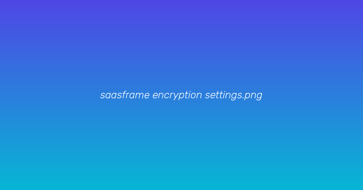Encryption map editor