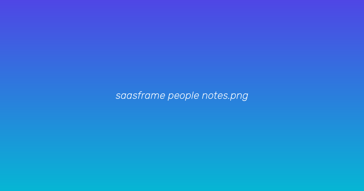 Person detail overview